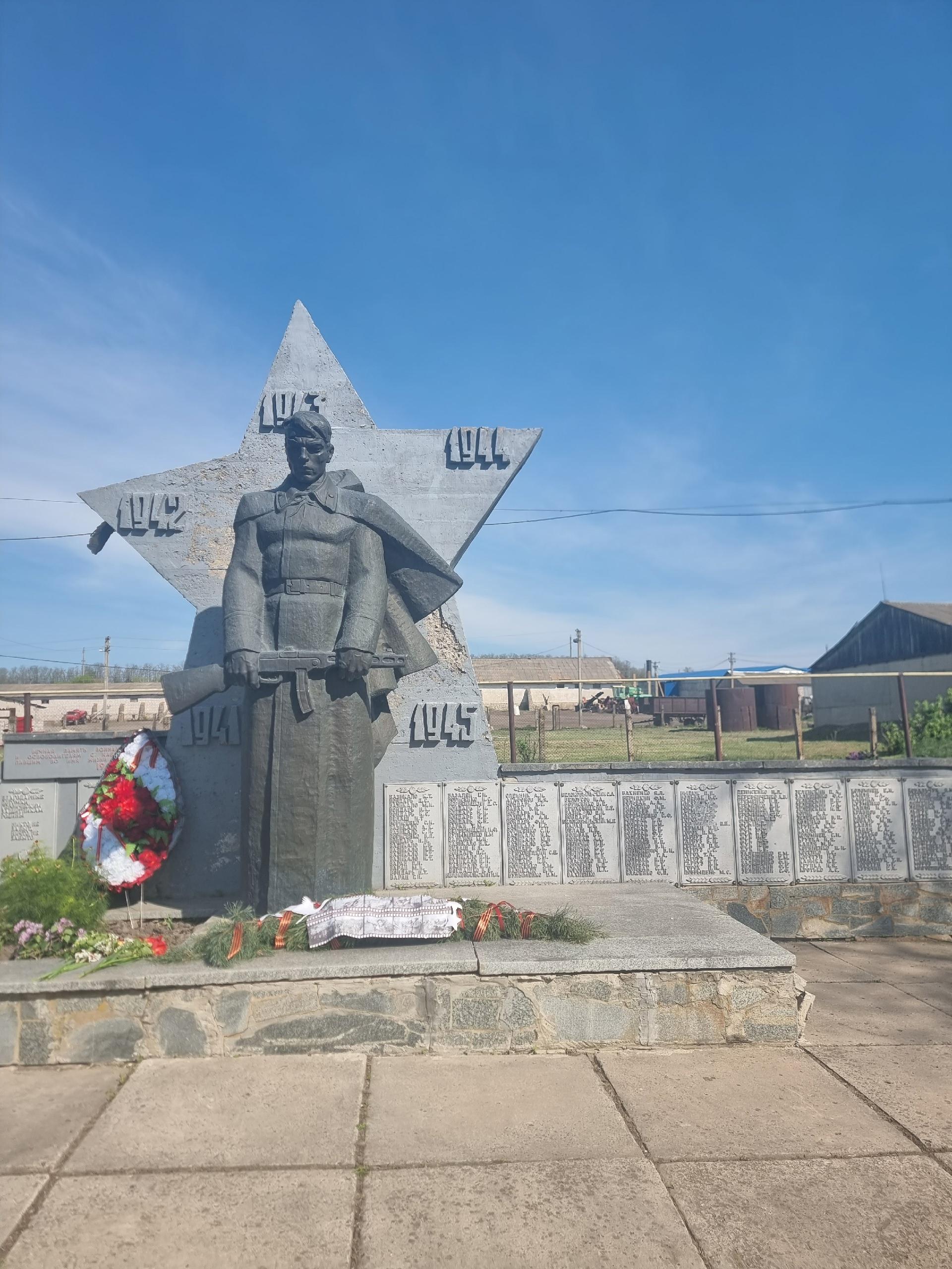 Возложение цветов к обелиску: дань памяти и уважения павшим героям Великой Отечественной Войны